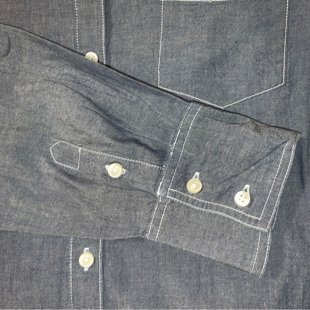 Tommy Hilfiger Boy’s Long Sleeve Button Up Shirt Size Large - Picture 5 of 7